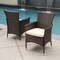 GDF Studio Clementine Outdoor Multibrown PE Wicker Dining Chairs (Set of 2)
